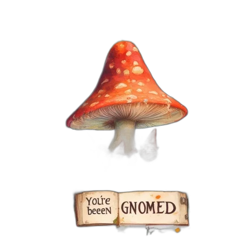 hat, crown, food, creature, 3d render, concept art, watercolor, enchanting transparent PNG cut-out