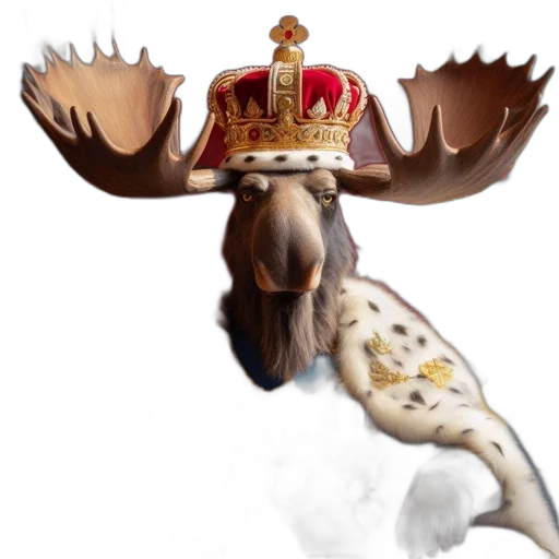 crown, staff, animal, dragon, concept art, fantasy art, photorealistic, 3d render transparent PNG cut-out