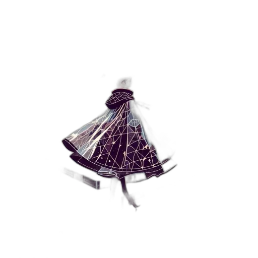 dress, umbrella, hat, crown, concept art, pixel art, watercolor, fantasy art transparent PNG cut-out