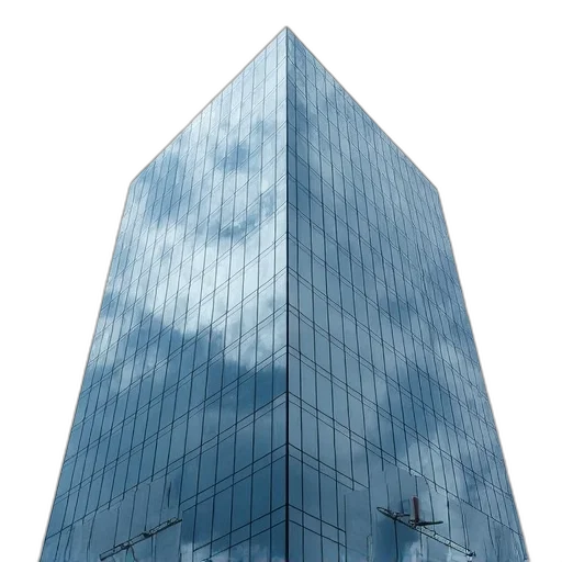 building, umbrella, face, robot, photorealistic, 3d render, concept art, city street transparent PNG cut-out