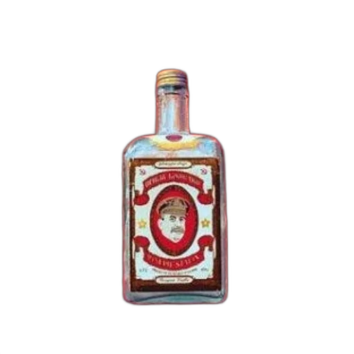 bottle, crown, 3d render, photorealistic, cover, stories, stole, wendell transparent PNG cut-out