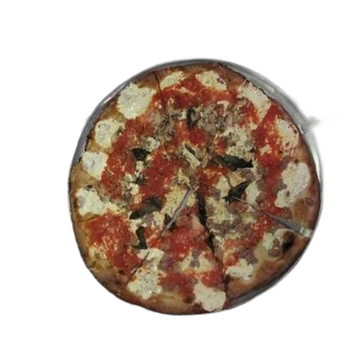 food, jewelry, crown, jacket, 3d render, photorealistic, red, pizza transparent PNG cut-out