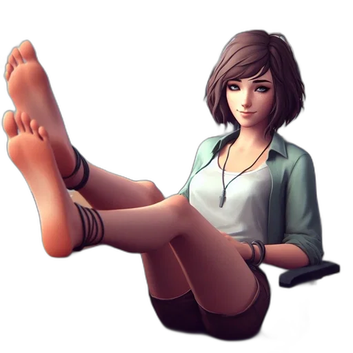 shoes, staff, 3d render, concept art, photorealistic, fantasy art, animated, woman transparent PNG cut-out