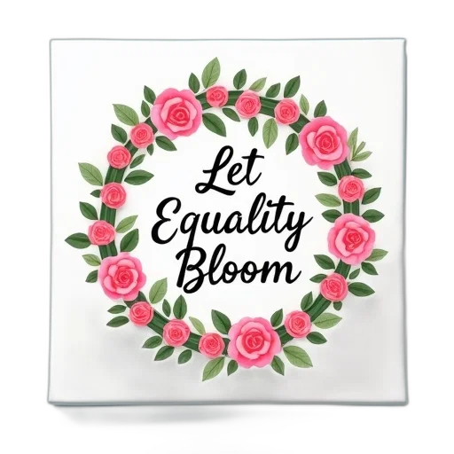 flower, crown, white, square, canvas, circular, floral, design transparent PNG cut-out