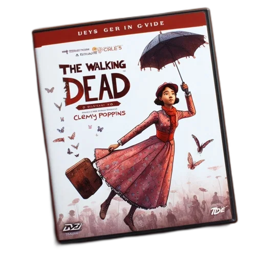 concept art, comical, parody, walking, dead, titled, clemy, poppins transparent PNG cut-out