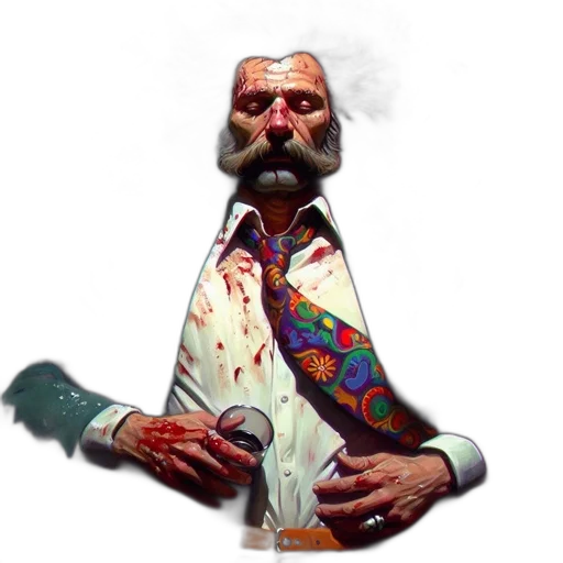 staff, face, mask, concept art, fantasy art, pixel art, 3d render, uncouth transparent PNG cut-out