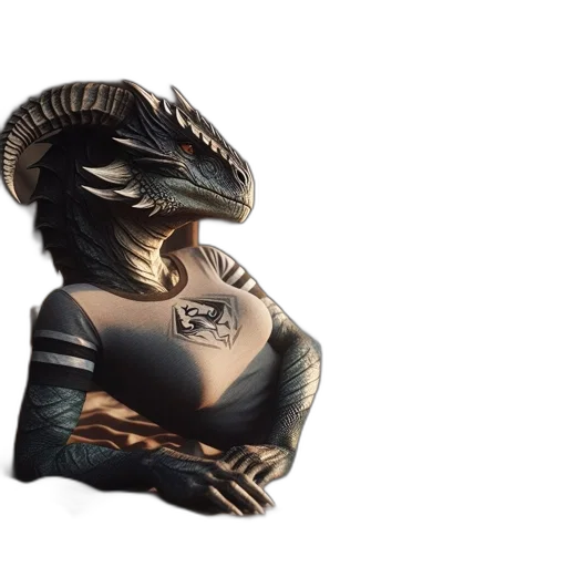 dragon, creature, animal, mask, 3d render, fantasy art, concept art, photorealistic transparent PNG cut-out
