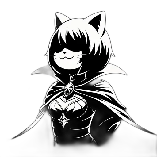 mask, staff, crown, animal, anime, pixel art, concept art, fantasy art transparent PNG cut-out