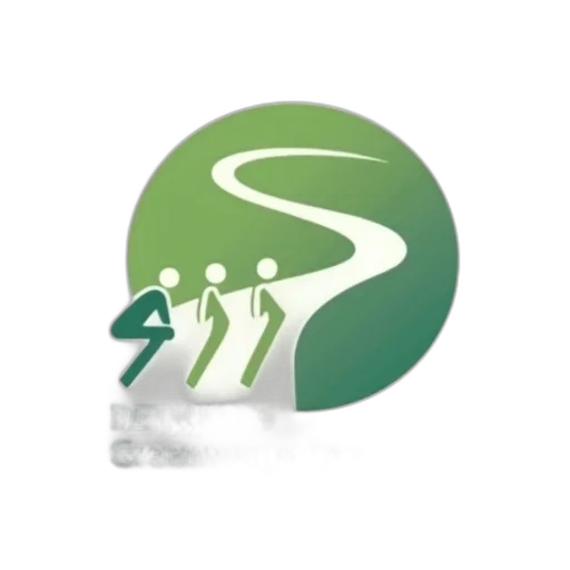 staff, 3d render, green, detroit, greenways, coalition, logo transparent PNG cut-out
