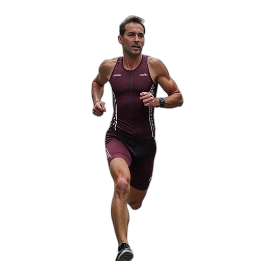 person, running, triathlon, event transparent PNG cut-out