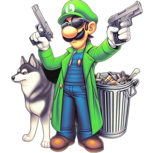 weapon, animal, staff, concept art, pixel art, comic book art, 3d render, green transparent PNG cut-out