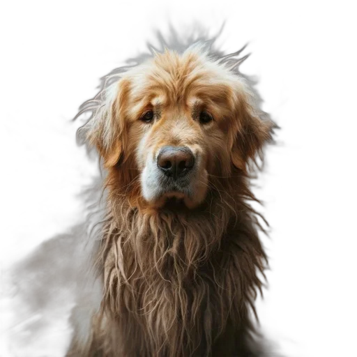 animal, creature, hair, staff, photorealistic, oil painting, watercolor, concept art transparent PNG cut-out