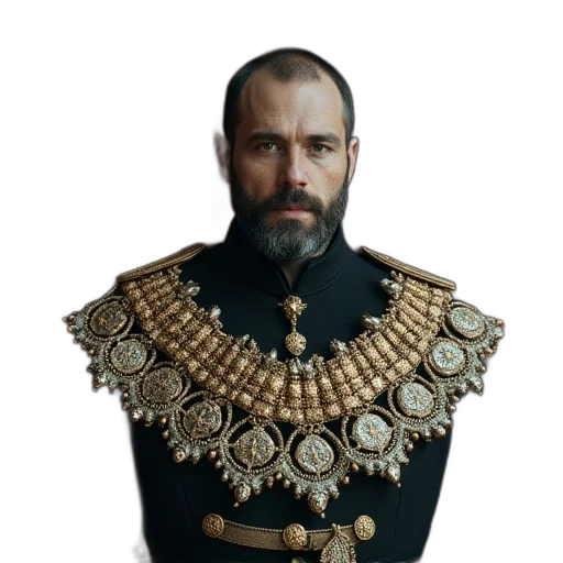 crown, jacket, staff, jewelry transparent PNG cut-out