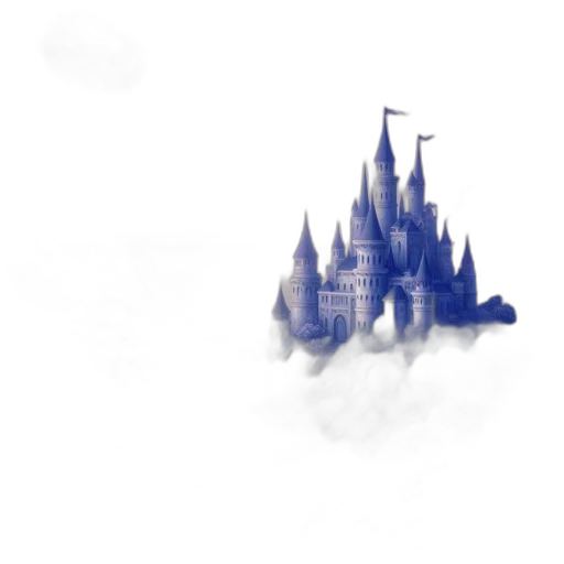crown, building, dragon, concept art, watercolor, fantasy art, pixel art, fog transparent PNG cut-out