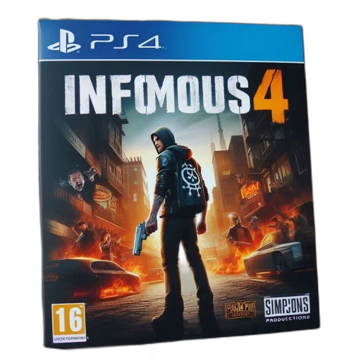 concept art, playstation, game, infamous, box, art, features, man transparent PNG cut-out