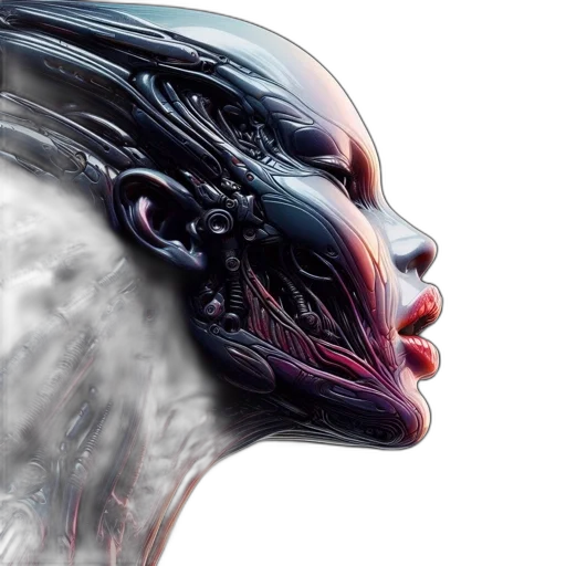 face, creature, mask, dragon, concept art, fantasy art, photorealistic, cyberpunk transparent PNG cut-out