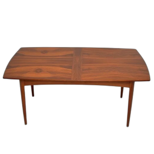 furniture, 3d render, vintage, walnut, dining, table, mcintosh transparent PNG cut-out