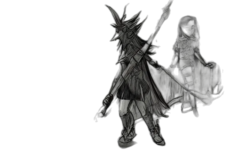 sword, mask, weapon, staff transparent PNG cut-out