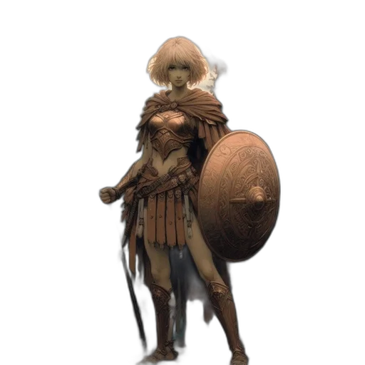 mask, weapon, staff, robot, concept art, fantasy art, 3d render, comic book art transparent PNG cut-out