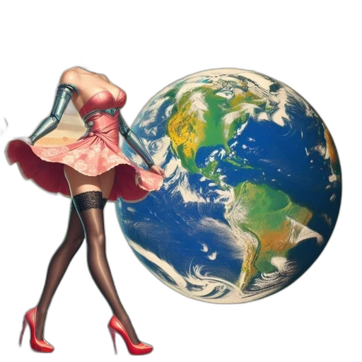 umbrella, dress, staff, concept art, fantasy art, anime, pixel art, outer space transparent PNG cut-out
