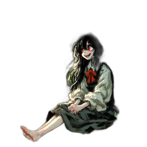 mask, dress, face, creature, concept art, pixel art, anime, watercolor transparent PNG cut-out