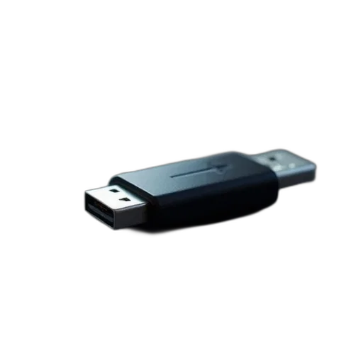 3d render, usb, bluetooth, adapter transparent PNG cut-out