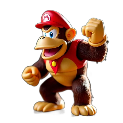 animal, weapon, staff, 3d render, concept art, photorealistic, nintendo, world transparent PNG cut-out