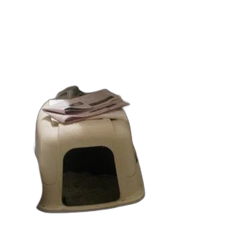 hat, mask, crown, furniture, 3d render, photorealistic, bathroom, toilet transparent PNG cut-out