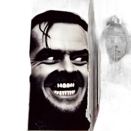 mask, face, creature, weapon, comic book art, concept art, photorealistic, cartoon transparent PNG cut-out