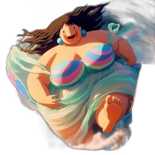 dress, creature, dragon, concept art, vaporwave, photorealistic, fantasy art, underwater transparent PNG cut-out
