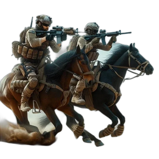 weapon, concept art, 3d render, photorealistic, fantasy art, two, heavily-equipped, soldiers transparent PNG cut-out
