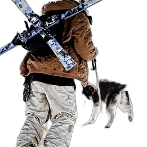 staff, weapon, animal, photorealistic, concept art, person, brown, jacket transparent PNG cut-out
