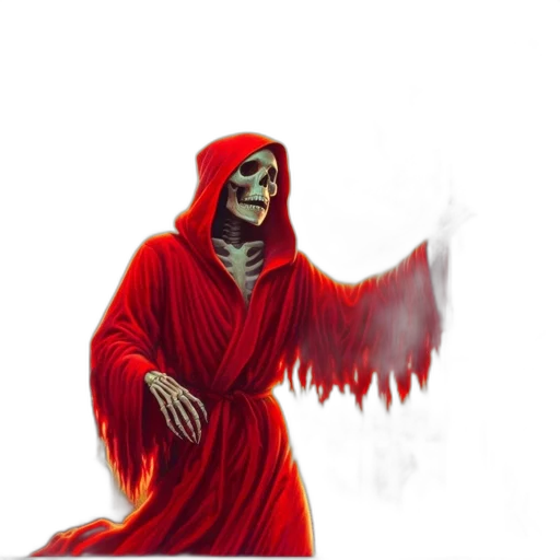 mask, staff, creature, jacket, concept art, fantasy art, pixel art, comic book art transparent PNG cut-out