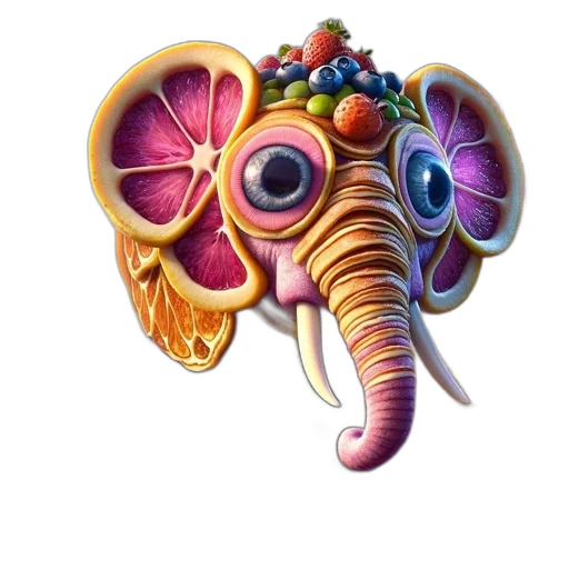 animal, flower, creature, jewelry, concept art, 3d render, photorealistic, fantasy art transparent PNG cut-out