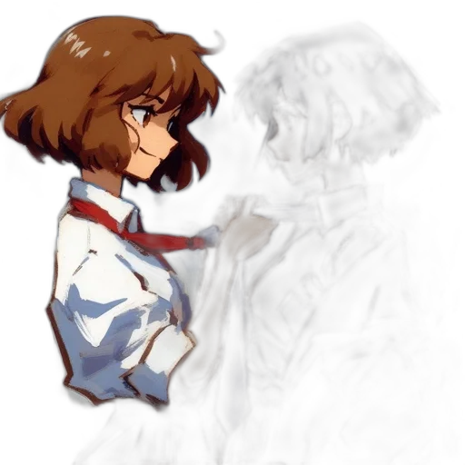 robot, creature, face, animal, pixel art, watercolor, concept art, anime transparent PNG cut-out