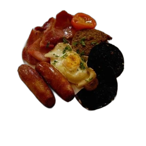 food, crown, staff, animal, photorealistic, 3d render, plate, breakfast transparent PNG cut-out