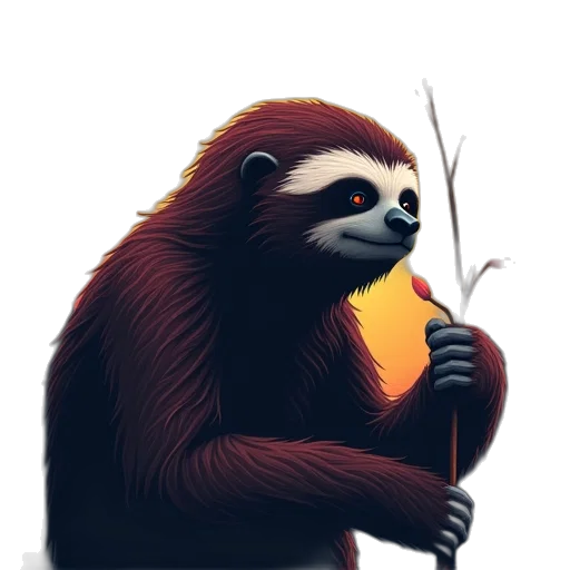 staff, animal, creature, concept art transparent PNG cut-out