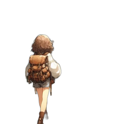dress, jacket, weapon, umbrella, concept art, pixel art, watercolor, anime transparent PNG cut-out