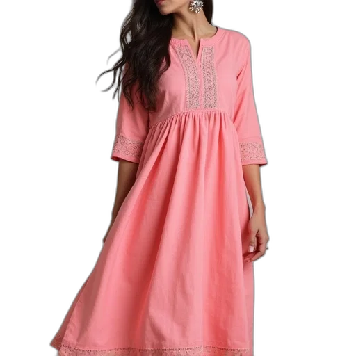 dress, pastel, delightful, pink transparent PNG cut-out
