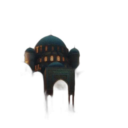 building, crown, weapon, umbrella, 3d render, pixel art, concept art, photorealistic transparent PNG cut-out