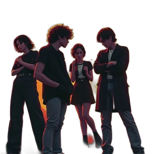 staff, jacket, concept art, 3d render transparent PNG cut-out