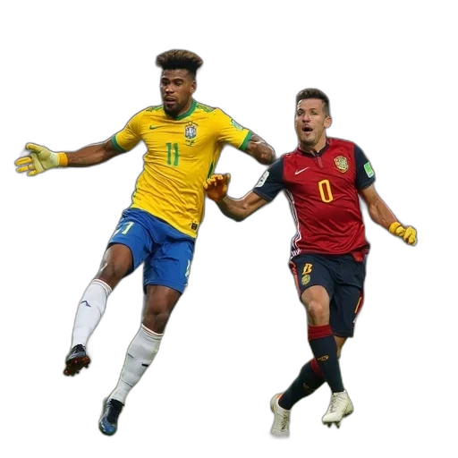 concept art, brazil, forward, neymo transparent PNG cut-out