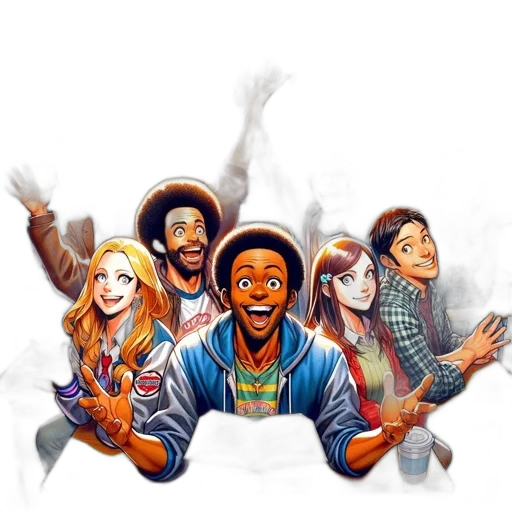 staff, cartoon, concept art, comic book art, fantasy art, illustrated, scene, portrays transparent PNG cut-out