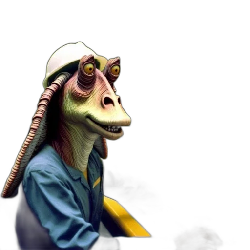 staff, mask, hat, dragon, concept art, 3d render, fantasy art, cartoon transparent PNG cut-out