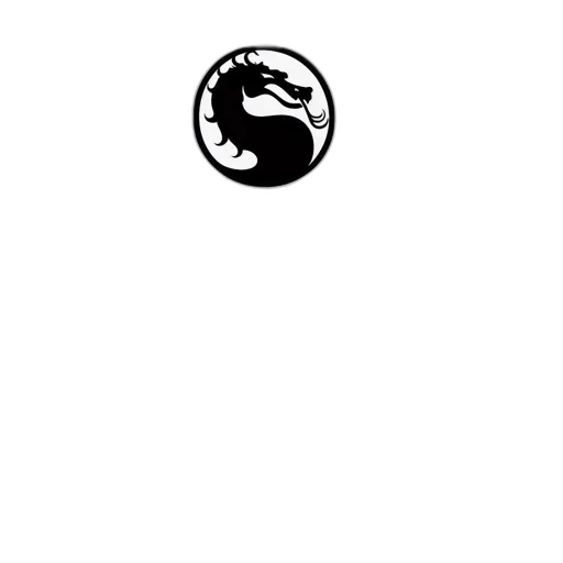 dragon, animal, creature, staff, concept art, pixel art, comic book art, monochrome transparent PNG cut-out
