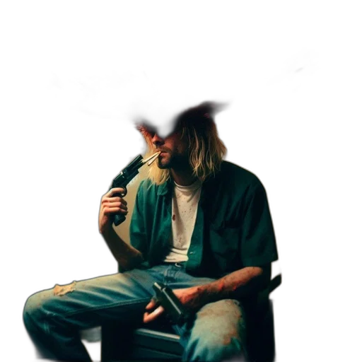 jacket, hat, mask, shoes, concept art, photorealistic, vaporwave, watercolor transparent PNG cut-out