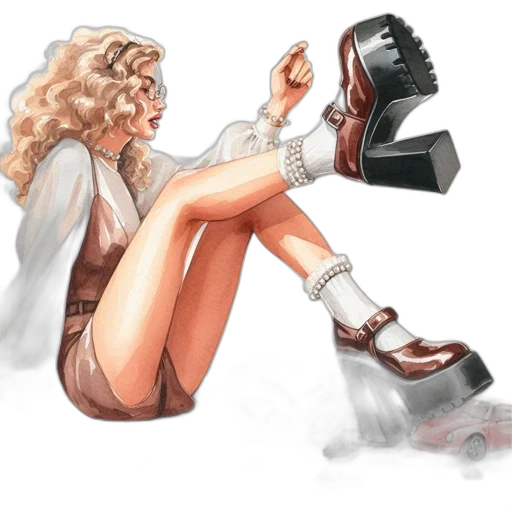 shoes, robot, furniture, dress, concept art, comic book art, photorealistic, fantasy art transparent PNG cut-out
