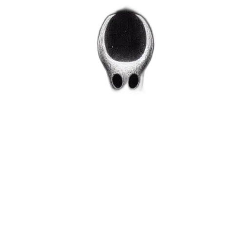 mask, jewelry, face, hat, 3d render, photorealistic, monochrome, dark transparent PNG cut-out