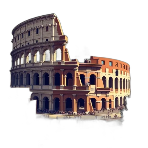 building, crown, car, furniture, 3d render, photorealistic, concept art, pixel art transparent PNG cut-out