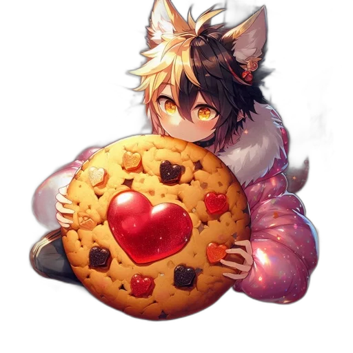 food, watercolor, pixel art, fantasy art, concept art, anthropomorphic, character, features transparent PNG cut-out